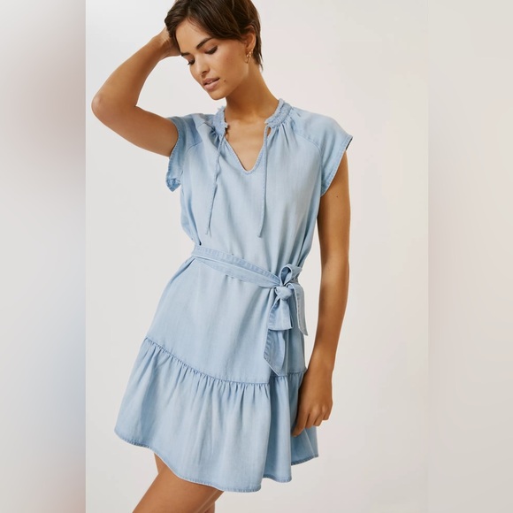 cloth & stone Dresses & Skirts - Cloth & Stone | Light Blue Denim Midi Dress | Size Medium